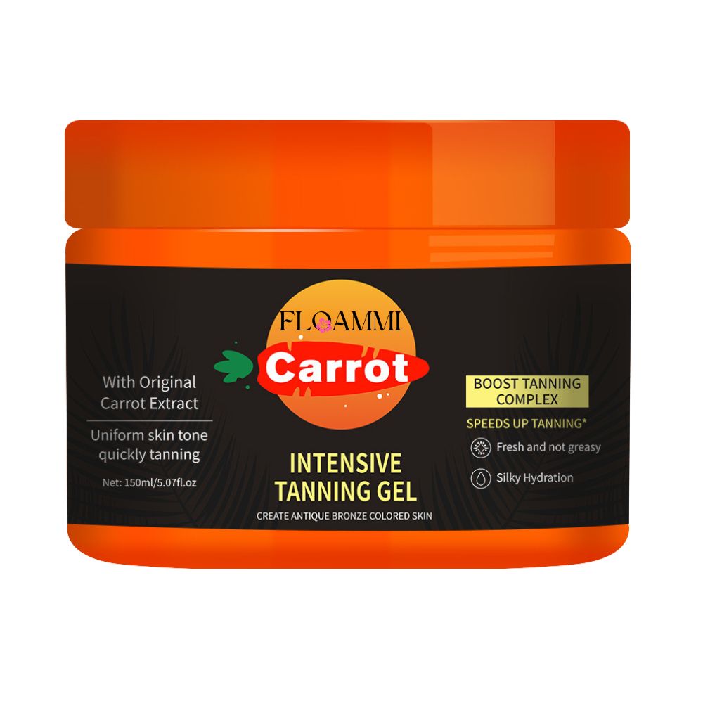 FLOAMMI Sun Carrot Glow – Intensive Tanning Gel with Carrot & Coconut Oils