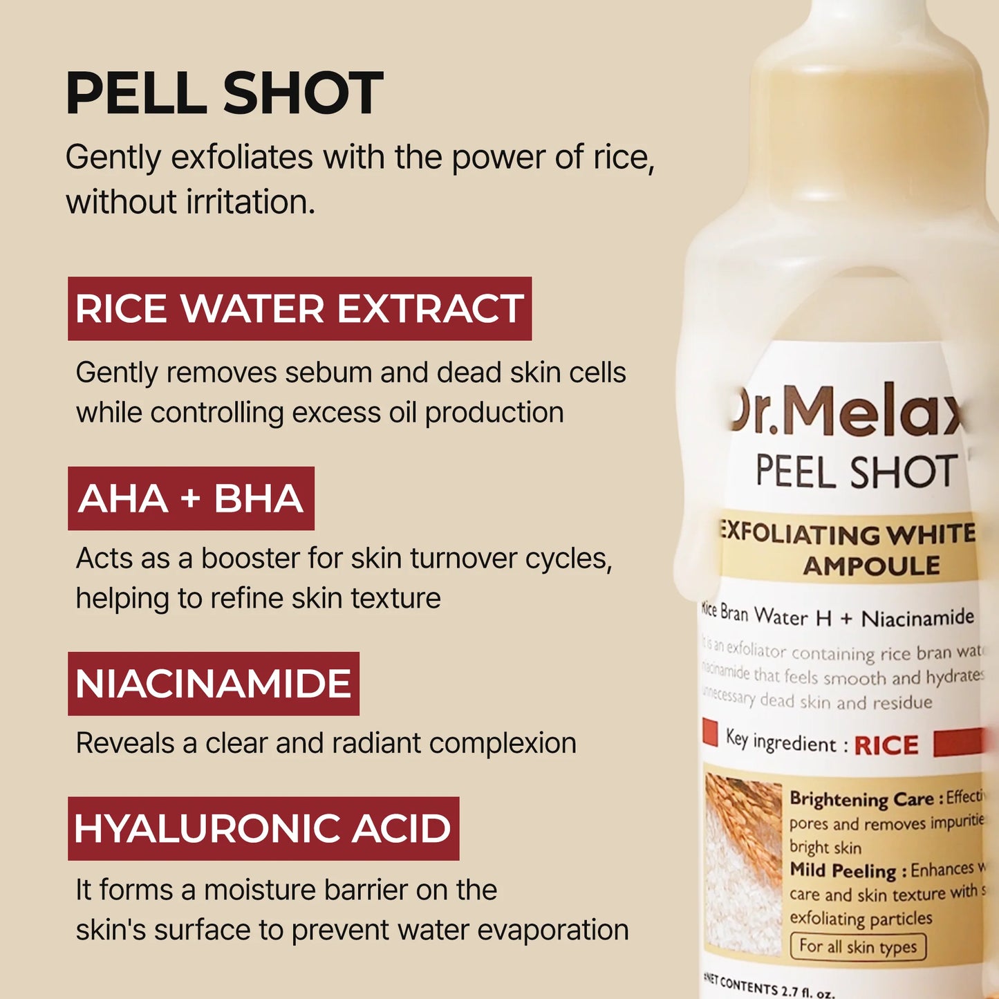 Peel Shot | Rice Peeling Glow Serum