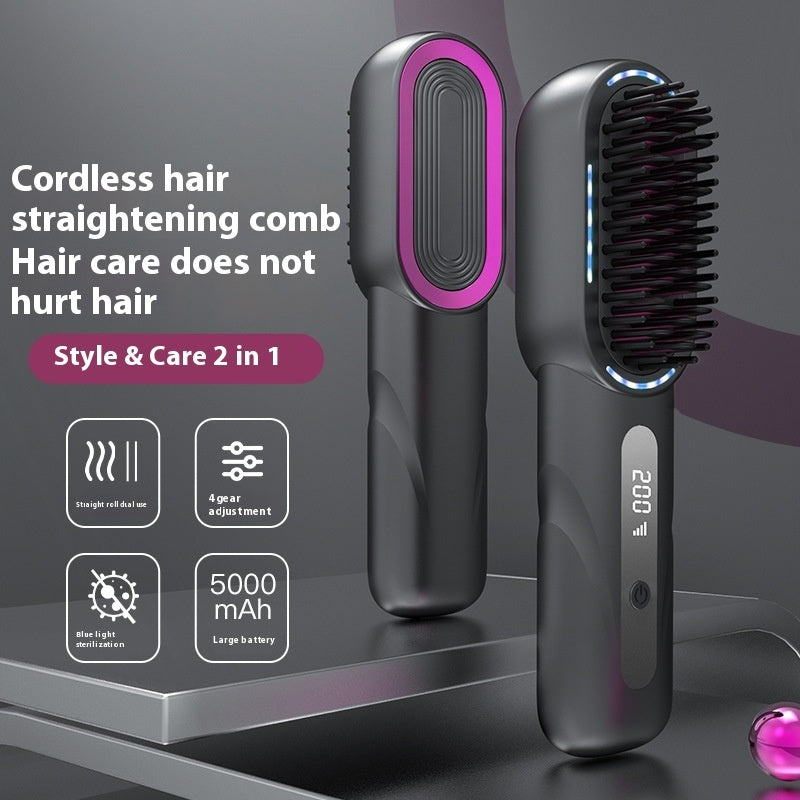 Retractable Portable Wireless Straight Comb