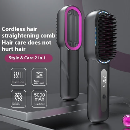 Retractable Portable Wireless Straight Comb